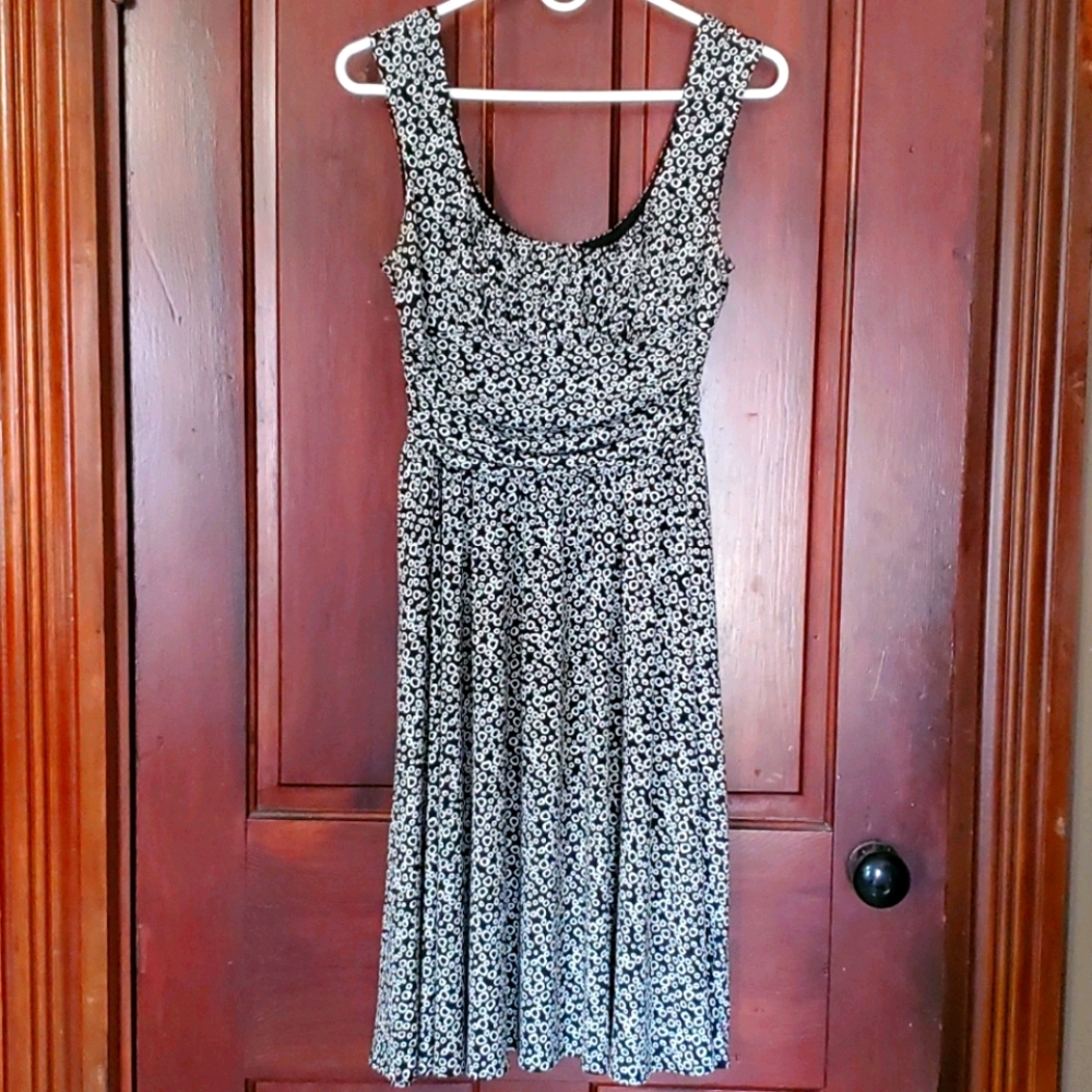 Black and white dress